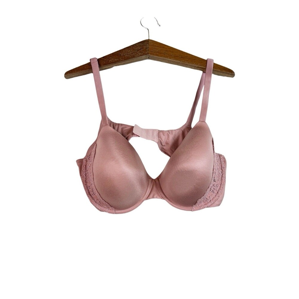 Reveal Lingerie Pink Floral Padded Lightweight Bra Size 44C Soft Comfortable